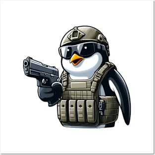 Tactical penguin Posters and Art